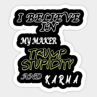 trump policy Sticker